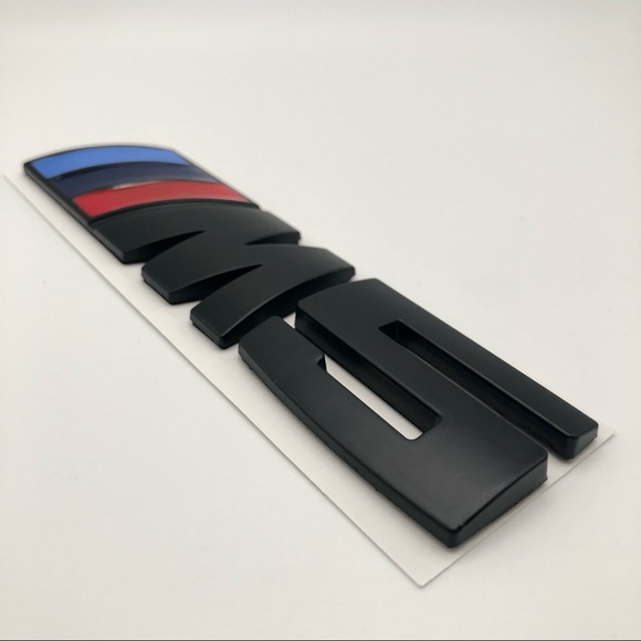 Genuine OEM BMW M5 Rear/Trunk Emblem/Badge-Black - Picture 3 of 5